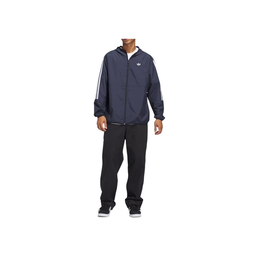adidas Kids Dark Blue Classic Hooded Sweatshirt JC7591