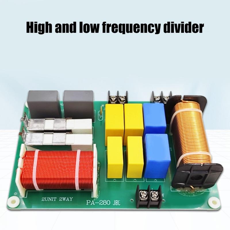 HiFi Sound Speaker Crossovers Filters, 2 Way Treble/Bass DIY Frequency Dividers for HiFi Sound Systems