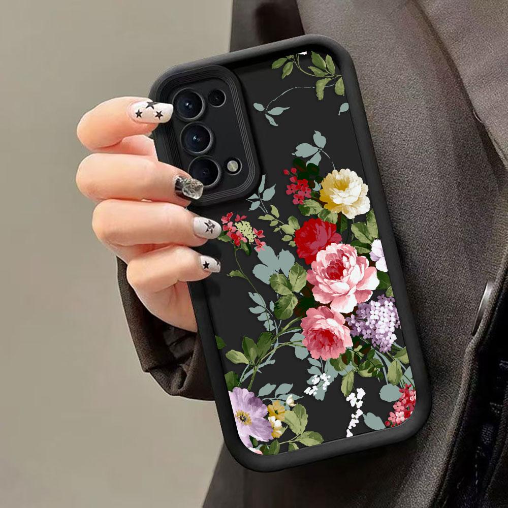 Beautiful Purple Flowers Cover Phone Case For Oneplus 8T 9R 10R 11 12 13 13T 15 NORD ACE CE 2 3 4 5 6 LITE TPU Case DIY Shell