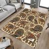 1PC Elephant Peacock Non-Slip Floor Carpet, Suitable for Office, Bedroomand Playrooms. It Can Also Be Used As a Sofa Footrest cover-T20