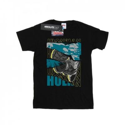 Avengers Iron Man und Hulk Collage T-Shirt für Jungen