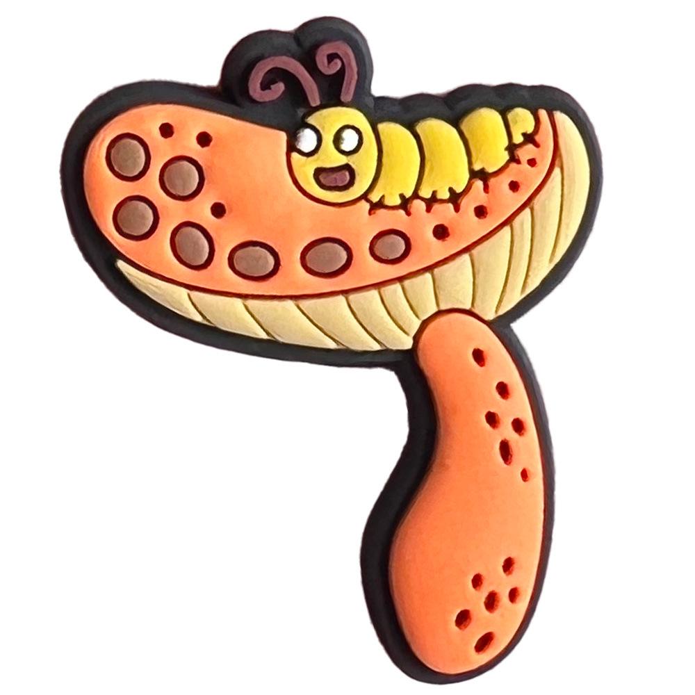 Mushroom Series Crocs Charms: PVC Shoe Flowers & Accessories - Soft Rubber Decorations