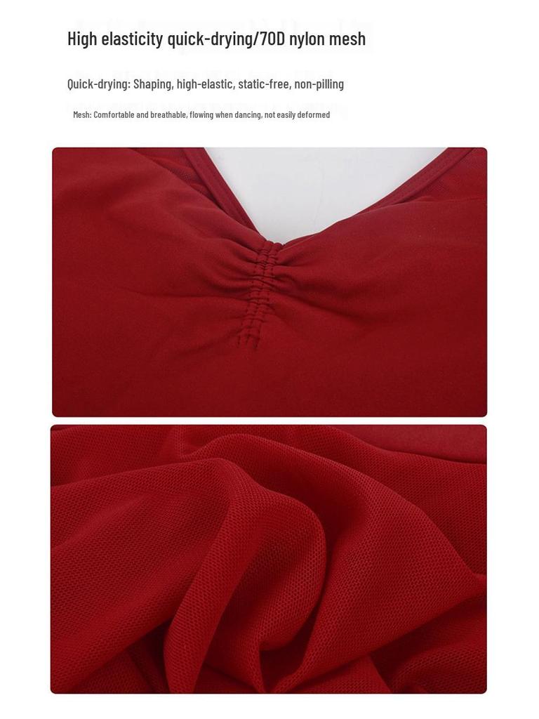 Baletní vílí splývavý trikot s bílou tylovou sukní pro dospělé na cvičení