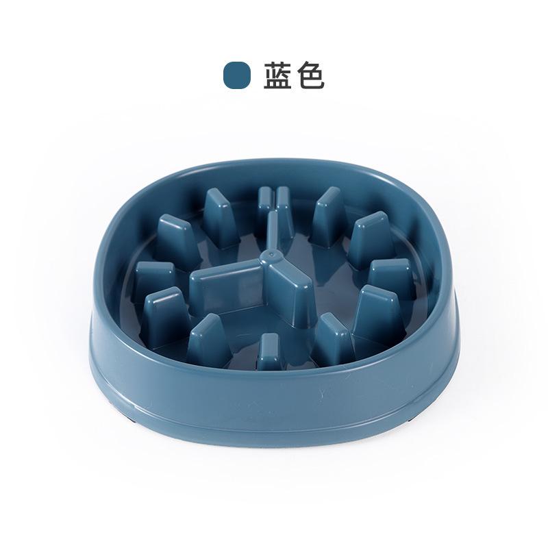 Pet dog feeder, pet bowl, spot, anti-choking dog bowl, dog basin, pet anti-overturning slow food bowl, spot.