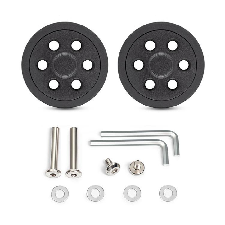 2PCS Plastic Suitcase Replacement Rollers Quiet Wheels Easy Install Assembly Practical Travel Luggage Casters
