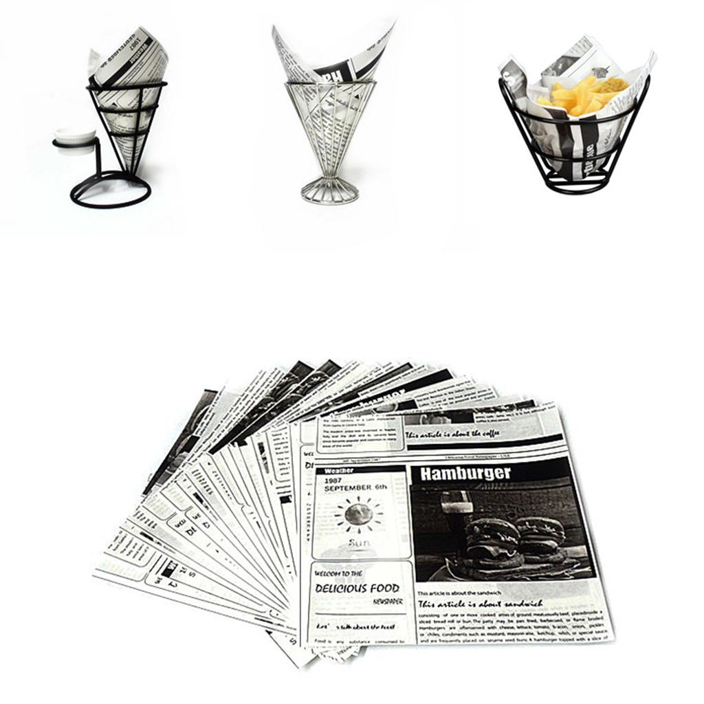 Oil Paper French Fried Popcorn Storage Box