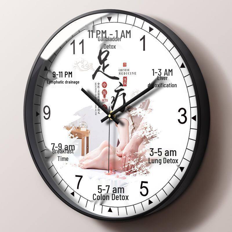 Health Club & Beauty Salon Silent Wall Clock for SPA and Therapies