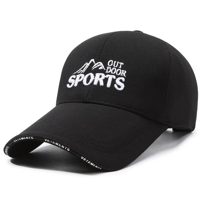 Männer Lange Krempe Kappe Stickerei Frauen Frühling Herbst Sonnenschirm Baseball Kappe Angeln Sonne Kappe Sonnenblende Hüte Spitzen Kappe