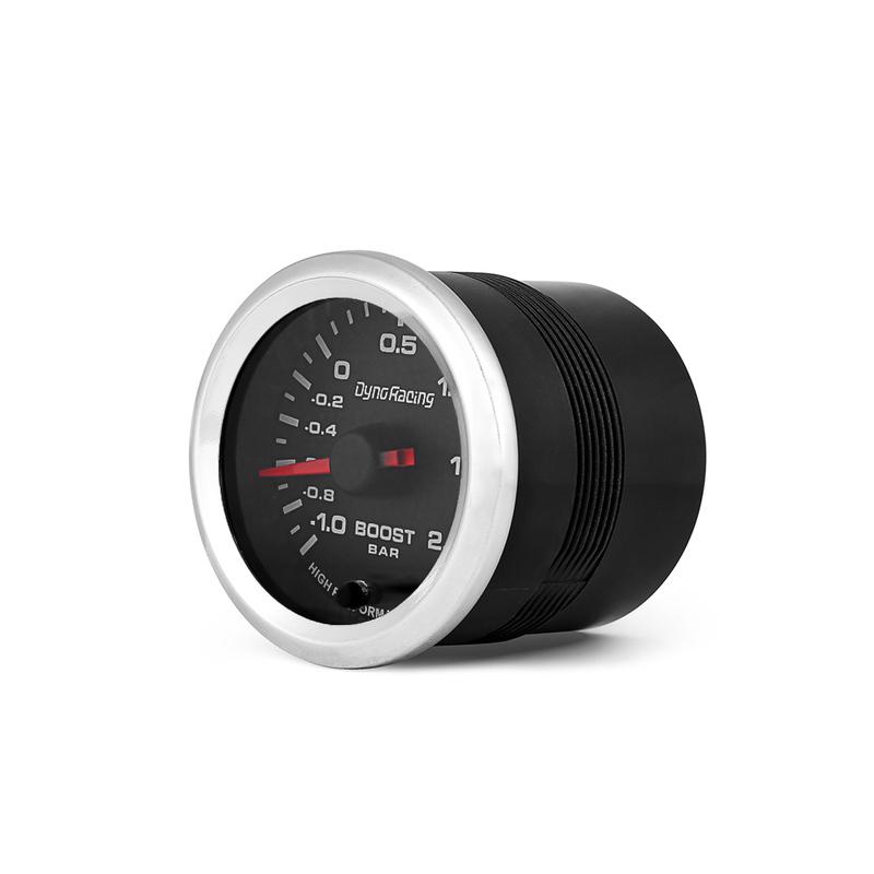 7 Colors Pointer Boost Gauge 2'' 52mm 12V Turbo Boost Gauge Bar With Stepper Motor