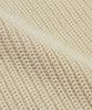 TRILLION Washable Hairy Brush Track Zip-Up Knit (Ivory)