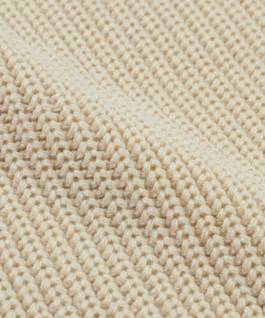 Maglia Tricot TRILLION con Zip e Spazzola Lavabile (Avorio)