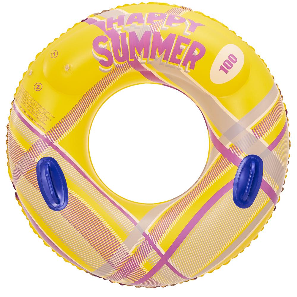 Xiaolv Inflatable Swimming Ring with Handle: Thickened Double Airbag for Adults