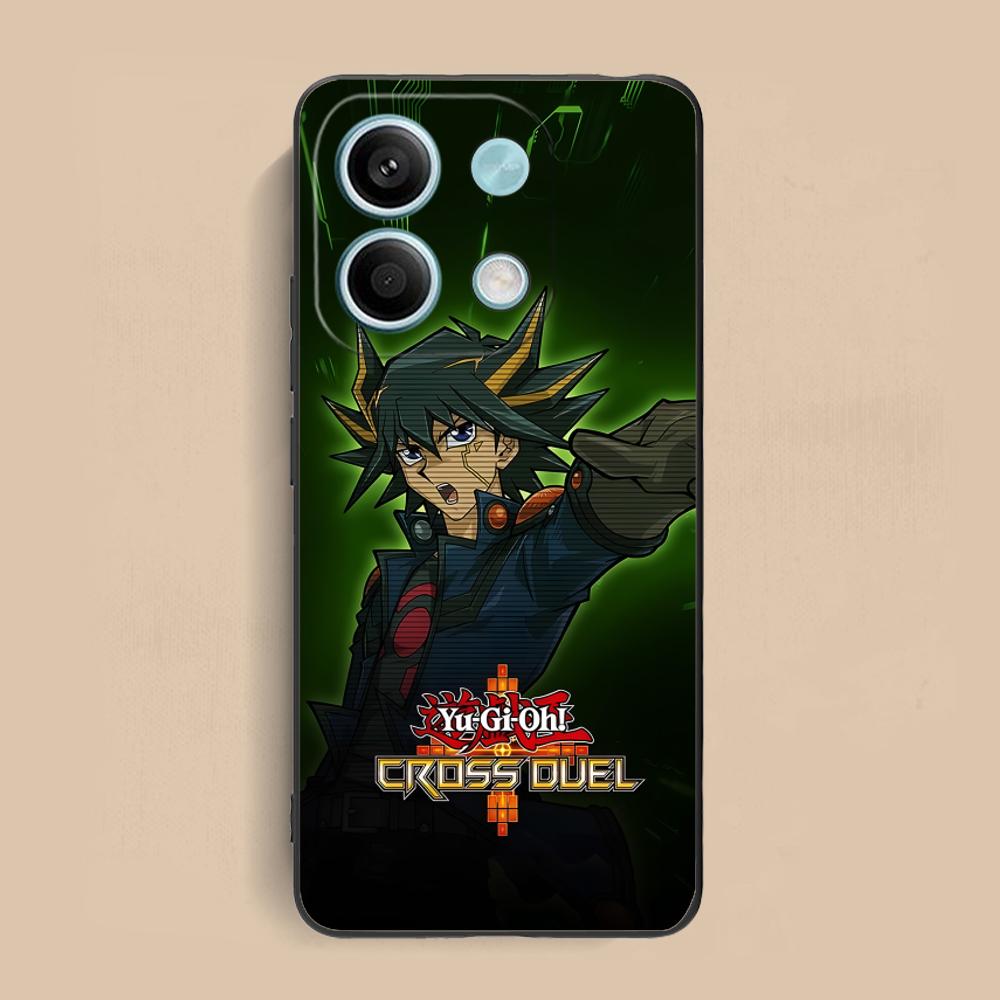 Yugioh Yusei Fudo Mobile Phone Case for Xiaomi Redmi Note 14 13 12 11 S Pro Plus 4G 5G Colorful Printing Cover Luxury Cover