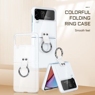 Etui składane z matowym wzorem smyczy do Samsung Galaxy Z Flip 4 5g Flip4 Flip3 Flip 3 bez odcisku palca