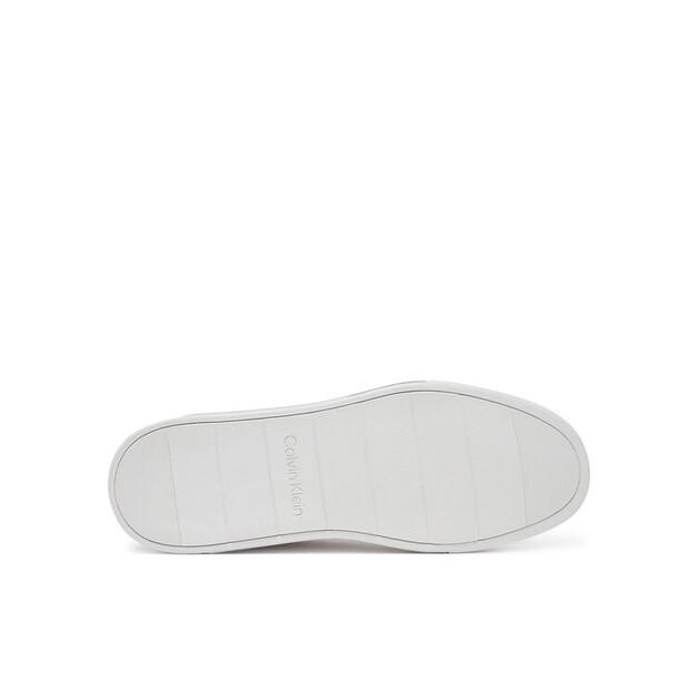 Men's Sneakers Calvin Klein Low Top Lace Up Lth Mono Hm0hm01756 White