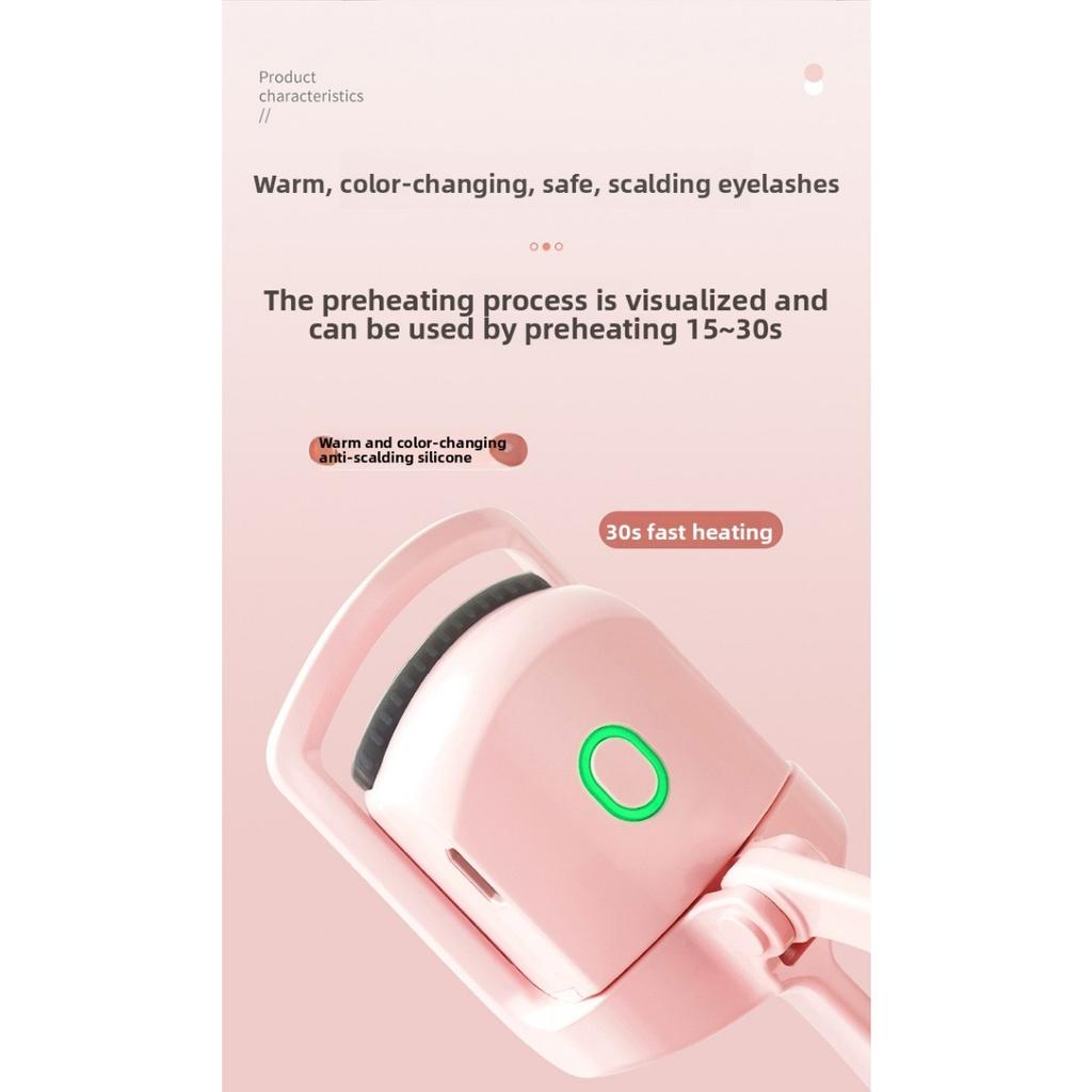 Durable Household Electric Eyelash Curler, Beauty Eye Instrument, Eyelash Makeup Tool, Electric Clip Heating Eyelash Curler - Quickly Curl Eyelashes