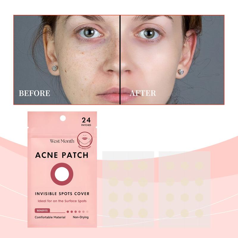 Invisible Acne Pimple Patches Gentle Cleanse Facial Skin Moisturizer Acne Prone Skin Portable Hydrocolloid Spot Treatment Patch