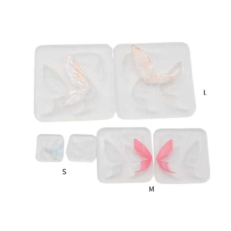 Butterfly Ear Silicone Mold DIY Handmade Pottery Doll Molds Exploy Casting Molds