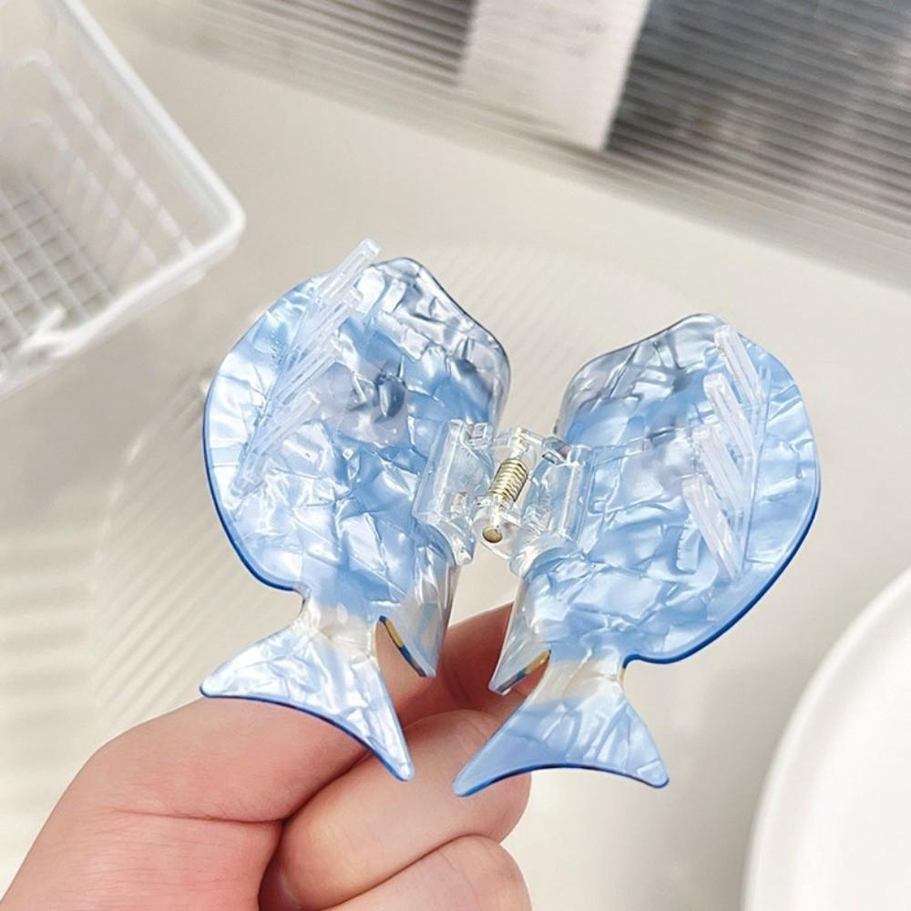 Cartoon Large Shark Clip Tropical Fish Acrylic Hair Claw Creative Fish Hair Claw Daily