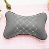 Fashion Safety Leather Bone Head Neck Rest Pillow Cushion Pad Car Seat Headrest Restraint