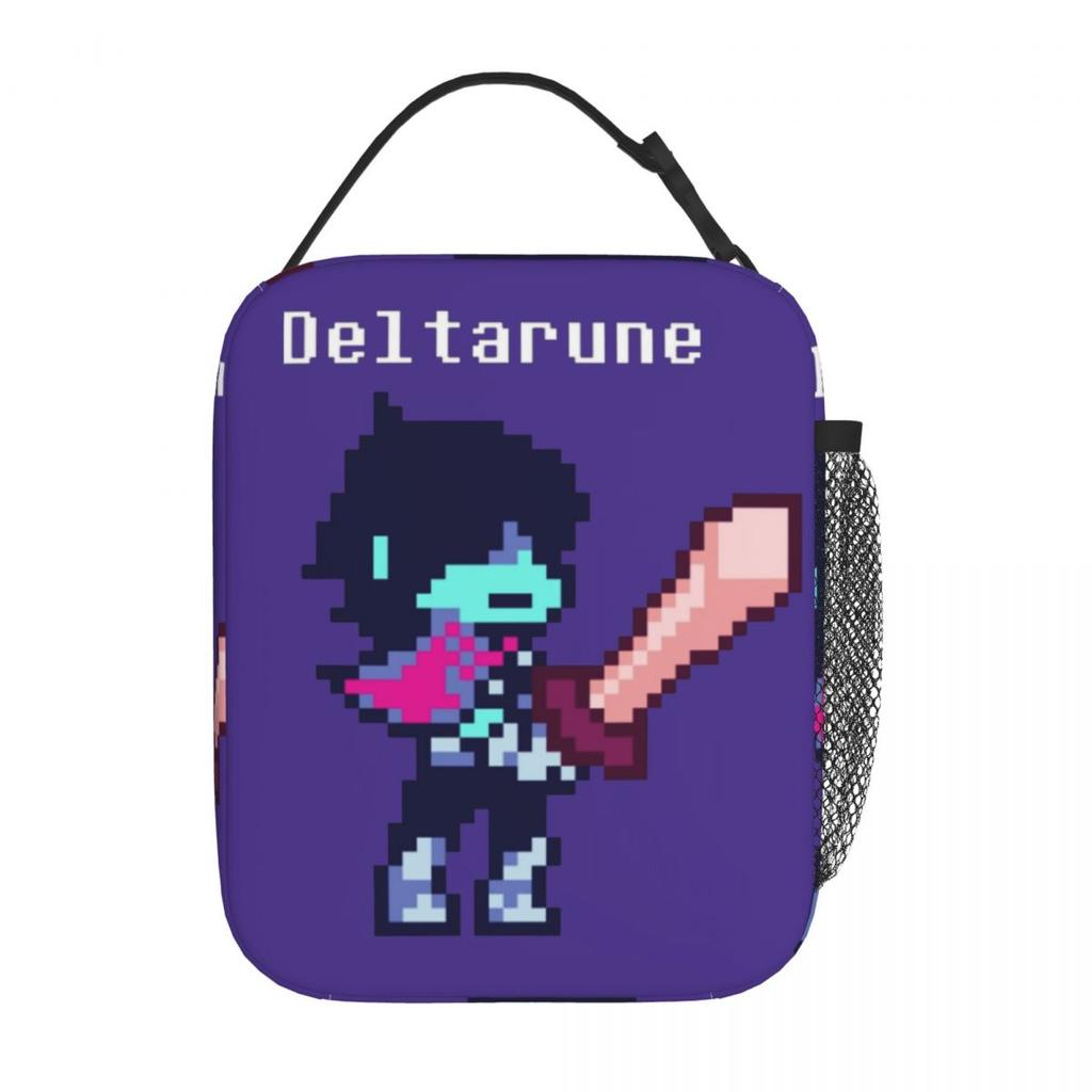 Delta Rune Kris Deltarune Insulated Lunch Bag Thermal Bag Lunch Container Leakproof Tote Lunch Box Food Storage Bags Office