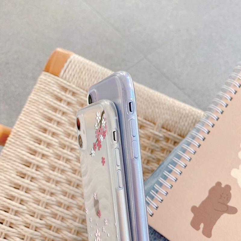 Flower Soft Clear Silicone Case For Xiaomi Redmi Note 13 14T 15 Samsung A55 A35 S24 FE iPhone 15 Huawei Honor 200 Camera Protective Shockproof Cover