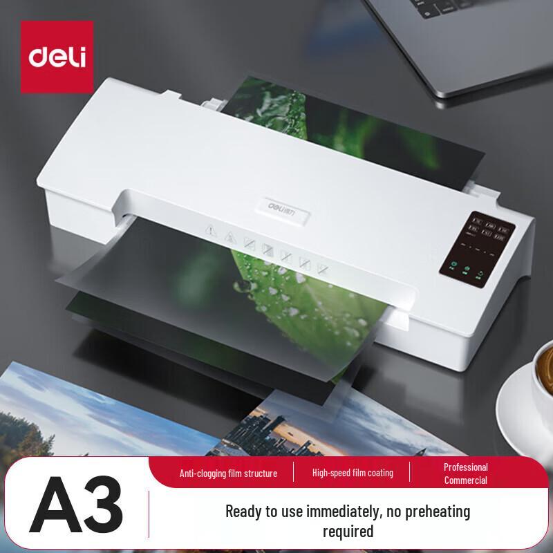 Deli A3 Photo and Document Laminator CN plug (adapter included)