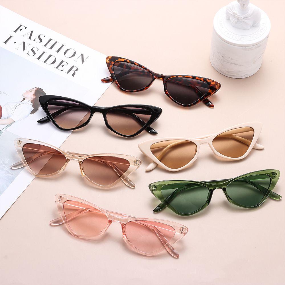 Vintage UV400 Streetwear Accessories Retro Sunglasses Cat Eye Sunglasses for Women Eyewear