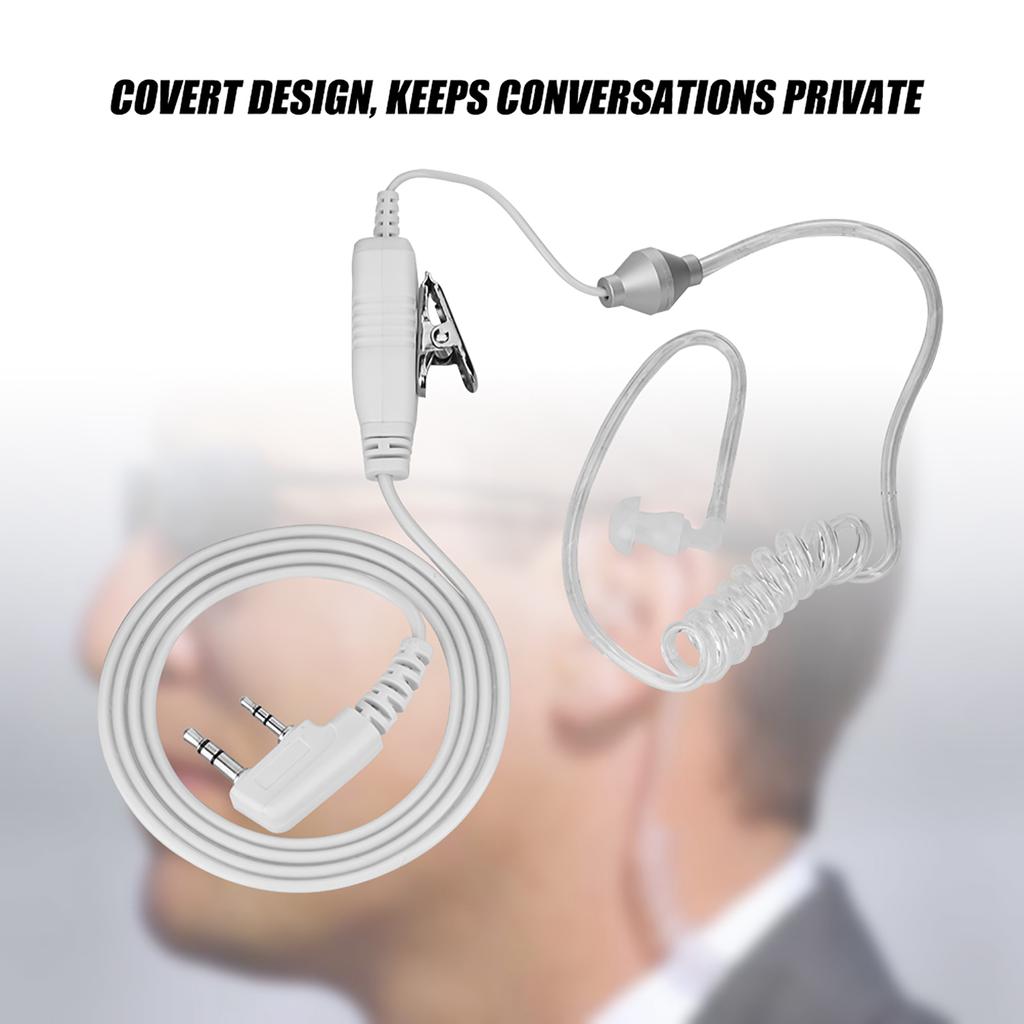 Univerzální 2pinová sluchátka s mikrofonem pro K Head vysílačku