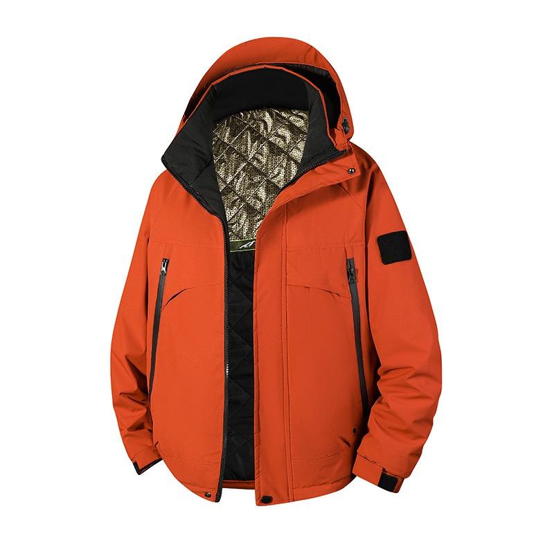 

Графеновая интегрированная хлопковая уличная куртка с подкладкой, ветрозащитная, водонепроницаемая и холодостойкая куртка, повседневная куртка с подкладкой для пары, утолщенная куртка с подкладкой 3XL