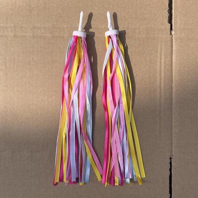 Colorful Tassel Streamers: Decorative Handlebar Ribbons for Children's Balance Cars