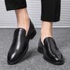 Red Sole Dress Shoes for Men Business Office Men Loafers Male Flats Driving Shoes Casual  Slip-On Wedding Leather Shoes