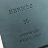 Pristine HERMES Sandals Armoni HMetal Ankle Strap Leather black leather Women 35 Used