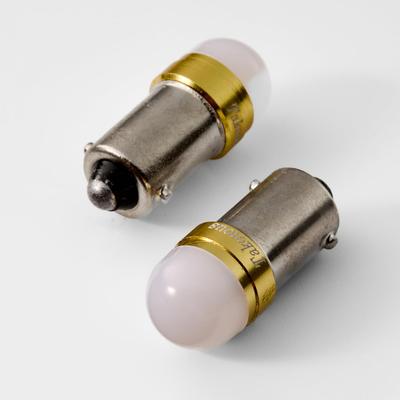 Takenous Truck Bastard Takemura Shokai BA9s LED G14 24v Luminous Lucent Valve for Square Markers, Set of 2 (Amber)