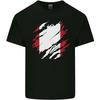 Torn Peru Flag Peruvian Day Football Unisexs Light Cotton TShirt