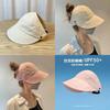 Summer Sun Protection Hat With Curved Brim For Women Casual Outdoor Wear