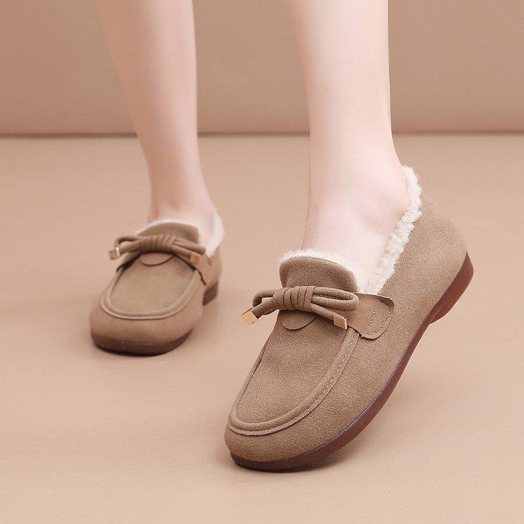 Cotton Shoes, Winter and Autumn Shoes, Padded Casual Shoes, Flat Loafers, Lazy Shoes, Women's Shoes