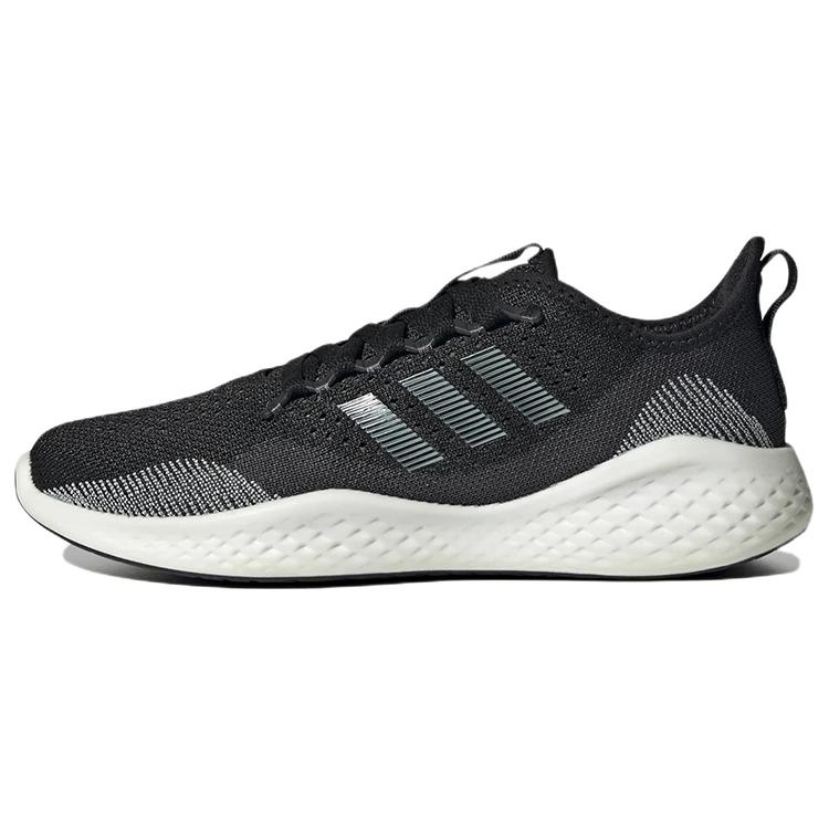 New Adidas Fluidflow 2.0 'Black Magic Grey Metallic' Women's GX8286
