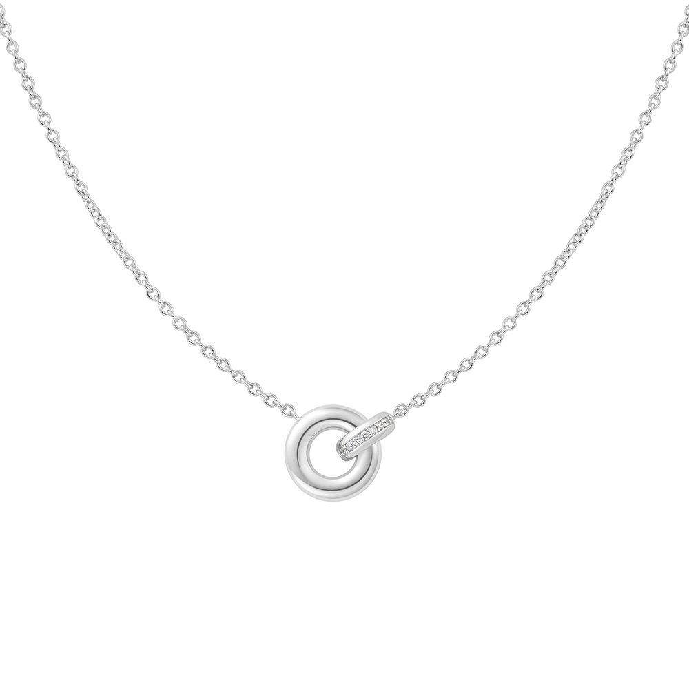 

Silver Linked 925 Silver Necklace N062-02H