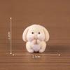 Plush Figurines Cute Little Rabbits Family Figurines Adorable Decorative ItemsKeychains Bags Accessories and Small Ornaments
