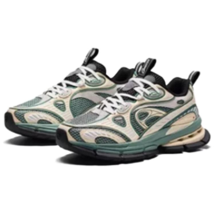 Anta Comfortable Simple Shock Absorbing Non-Slip Low-Top Casual Shoes Women Sneaker Yellow Green 122428805A-2