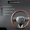 Mahagoni Holzmaserung Auto Lenkradbezug 38cm 15Zoll Für BMW 1 3 5er E81 E87 E90 E91 E93 F10 X1 X3 X5 F48 E83