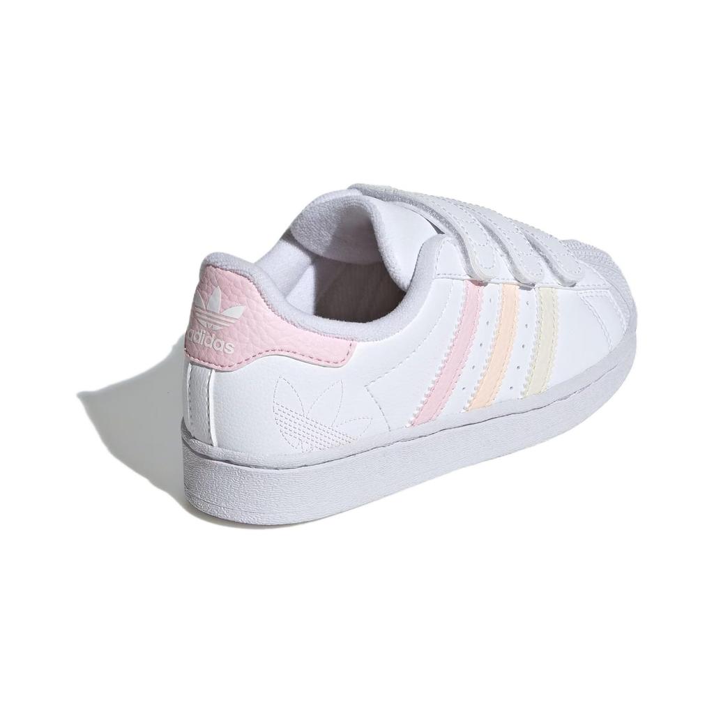 adidas Originals Superstar Rahat Çok Yönlü Darbe Emici Dayanıklı Düşük Bilekli Çocuk Spor Ayakkabıları Çocuk Spor Ayakkabıları Beyaz IF3573