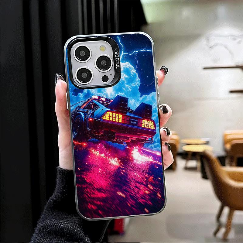 Back To The Future Soft Phone Case for iPhone 15 16 17 Pro Max 17Air 16E 14 Plus 13 12 Mini Shockproof Cover Back Shell