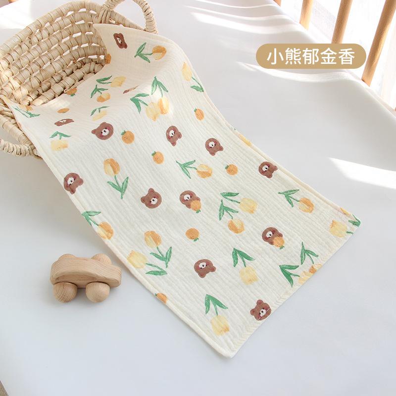 Cotton Muslin Baby Face Towel Long Burp Cloth for Newborn Kindergarten Hand Towels Infant Drooling Bibs Washcloth Baby Items