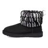 UGG Fluff Mini Quilted Leopard Zebra Women's 1112439-BWHT