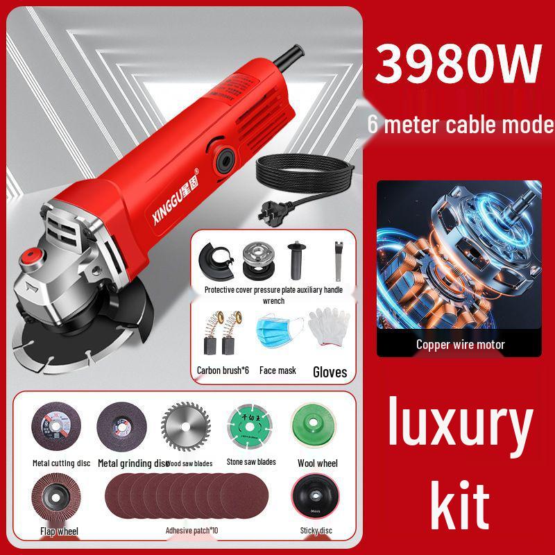 High-Power Multifunctional Angle Grinder and Polisher