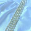 Imitation Pearl Necklace 8MM Jewelry Cheongsam Accessory Body Chain  Women