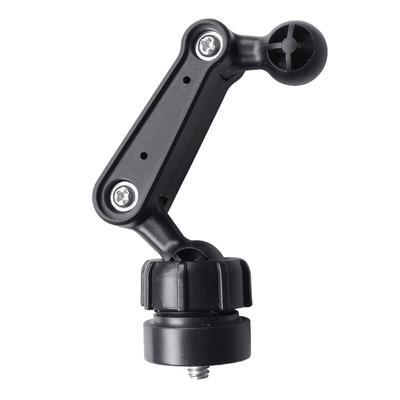 Tragbarer Gerätehalter Verstellbarer 1/4-Zoll-Schraubanschluss zu 17-mm-Kugelkopf-Halterungsverbinder für Kameras und Live-Streaming-Ständer