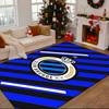 1PC FC Brugge Crest Rug Game Carpet, Floor Mat for Bedroom Living Room Entryway Rug, Home Decor Idea Gift for Christmas birthday